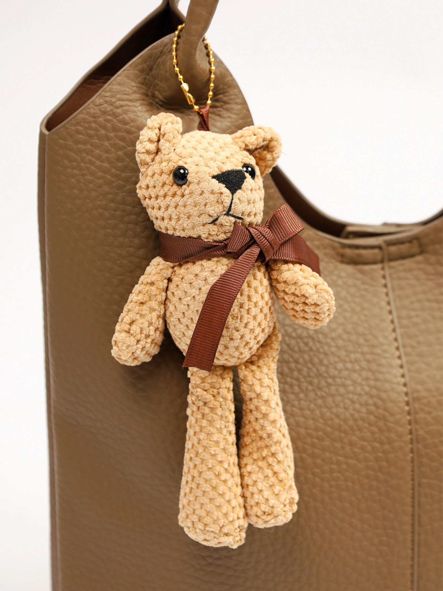 Сумка-шоппер с косметичкой и брелком в ассортименте